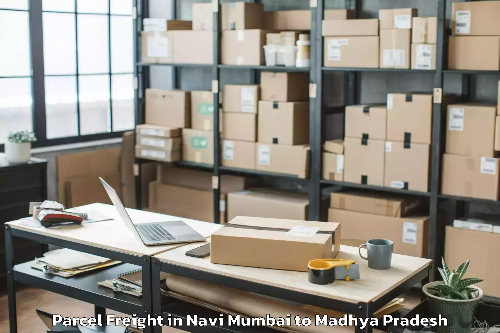 Book Navi Mumbai to Itm University Gwalior Gwalior Parcel Freight